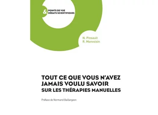 Tout ce que vous n'avez jamais voulu savoir sur les thérapies manuelles (note de lecture n°2)