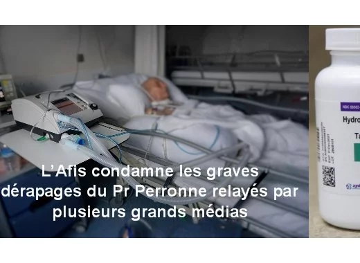 Covid-19 : l'Afis condamne les graves dérapages du Pr Perronne relayés par plusieurs grands médias